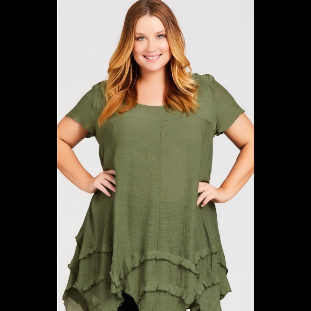 New Frill Sleeve Tunic